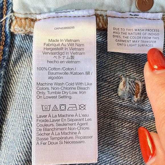 Madewell Relaxed Denim Shorts size 27 - Picture 7 of 8